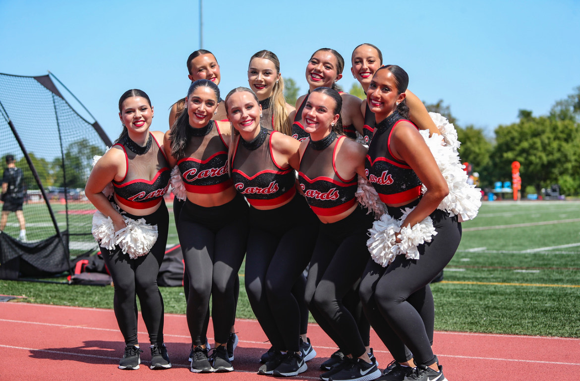 Dance Team Performing at Football halftime