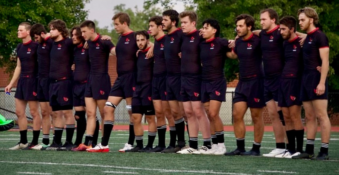 Men's Rugby Team Pre-game in 2021